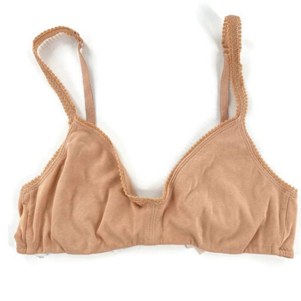 On Gossamer Cotton bralette-Nude